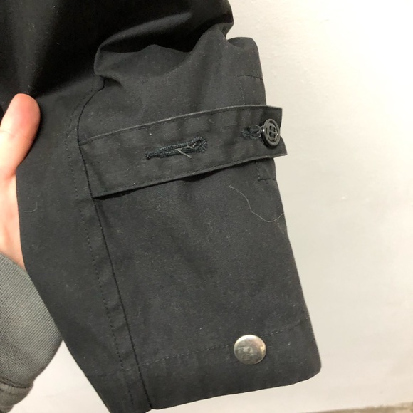 Engineered Garments Black Trench Style Jacket Double Breasted Size M - Picture 10 of 11